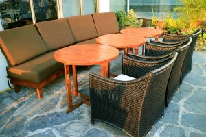 stone patio