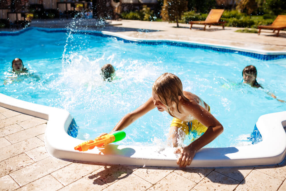 Kid-Friendly Gunite Pool Design